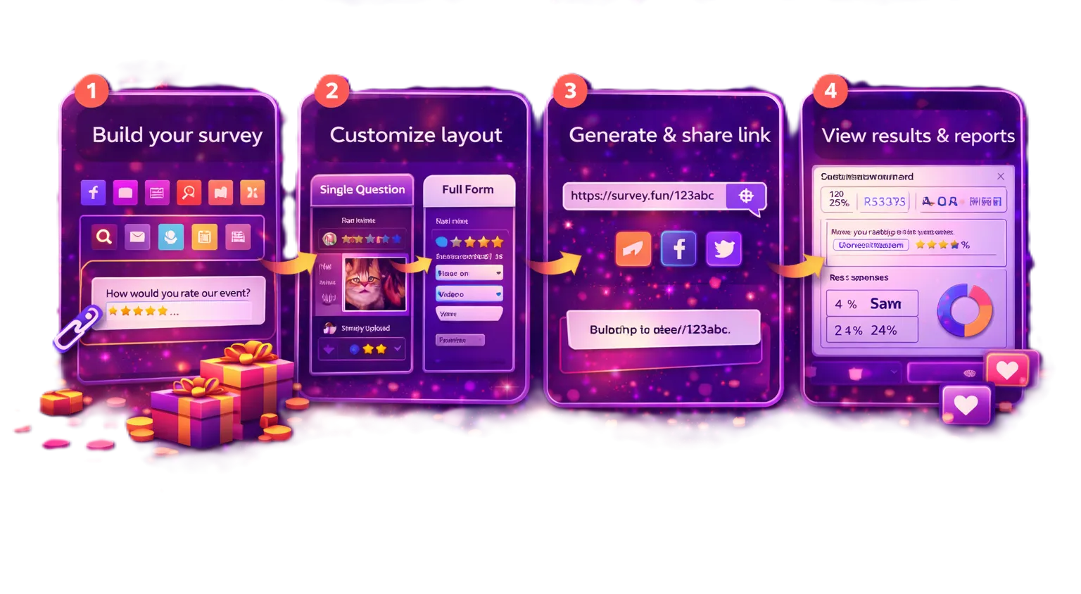 How survey form works