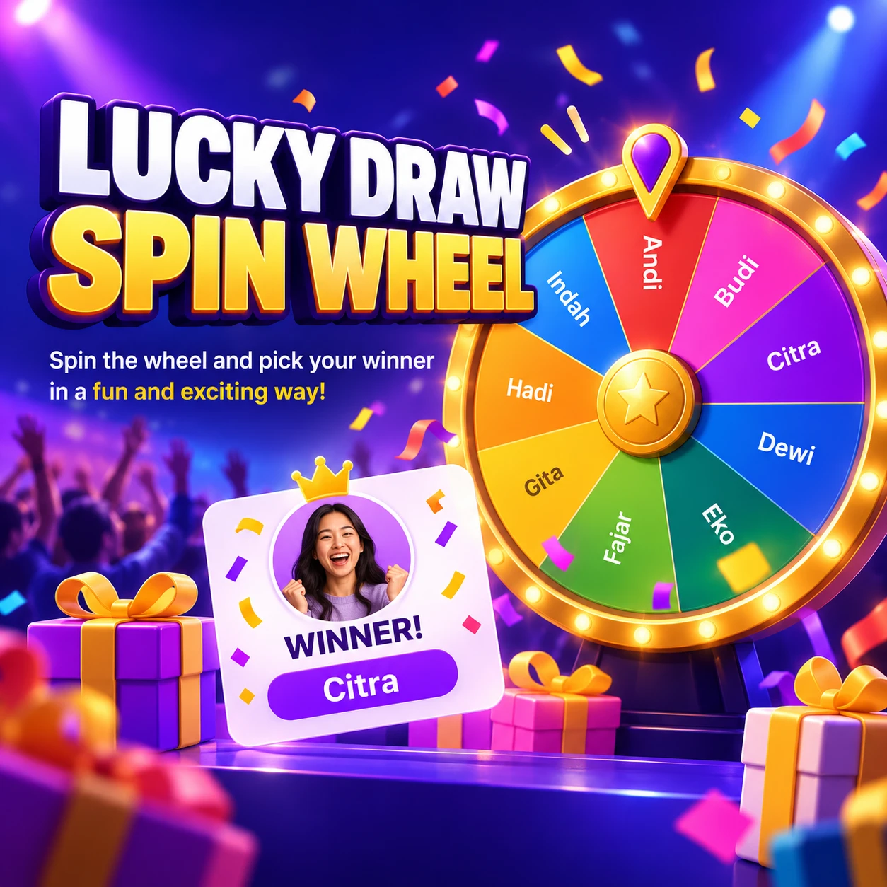 Lucky Draw Spin Wheel banner