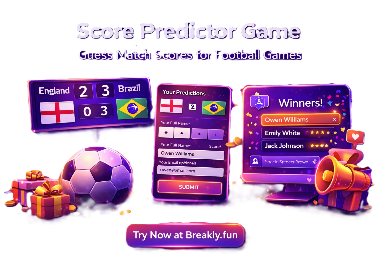 Score predictor banner